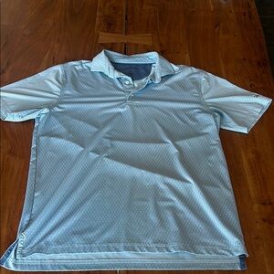 Johnnie-O Men's Light Blue Polo Shirt